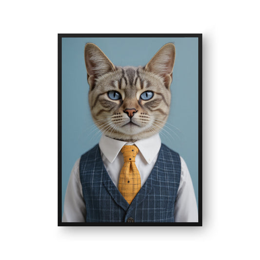 Suit & Tie Pet Portrait