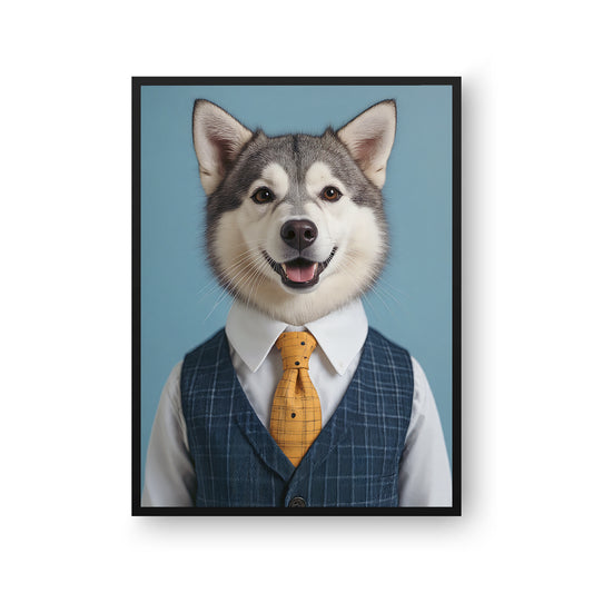Suit & Tie Pet Portrait